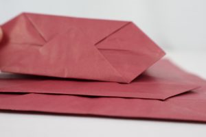 Nachhaltiger Papierbeute